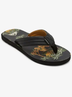 Mens Quiksilver Sandals|Carver Print Sandals