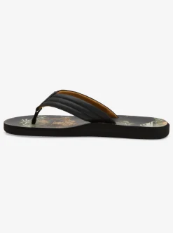 Mens Quiksilver Sandals|Carver Print Sandals