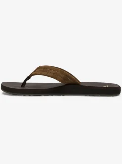 Mens Quiksilver Sandals|Carver Suede Core Sandals