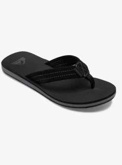 Mens Quiksilver Sandals|Carver Suede Leather Sandals