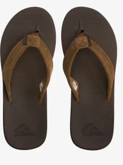 Mens Quiksilver Sandals|Carver Suede Recycled Sandals