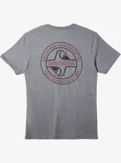 Mens Quiksilver Tees|Circle Back T-Shirt