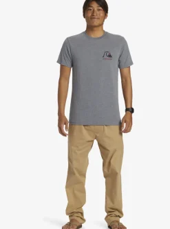 Mens Quiksilver Tees|Circle Back T-Shirt