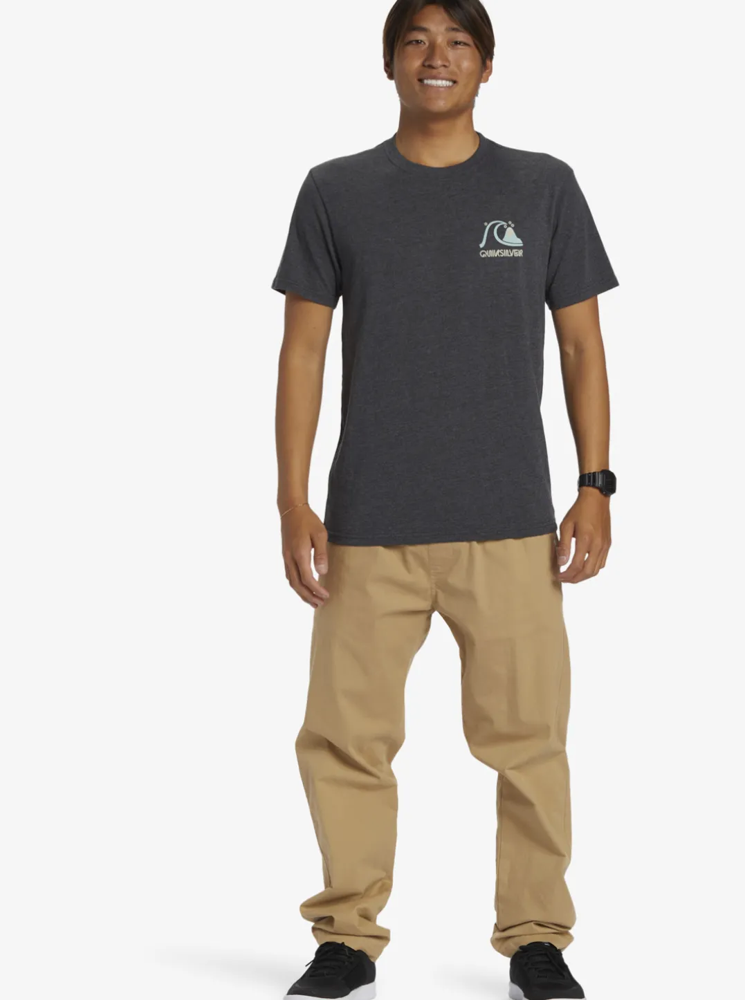 Mens Quiksilver Tees|Circle Back T-Shirt