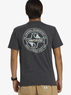 Mens Quiksilver Tees|Circle Back T-Shirt