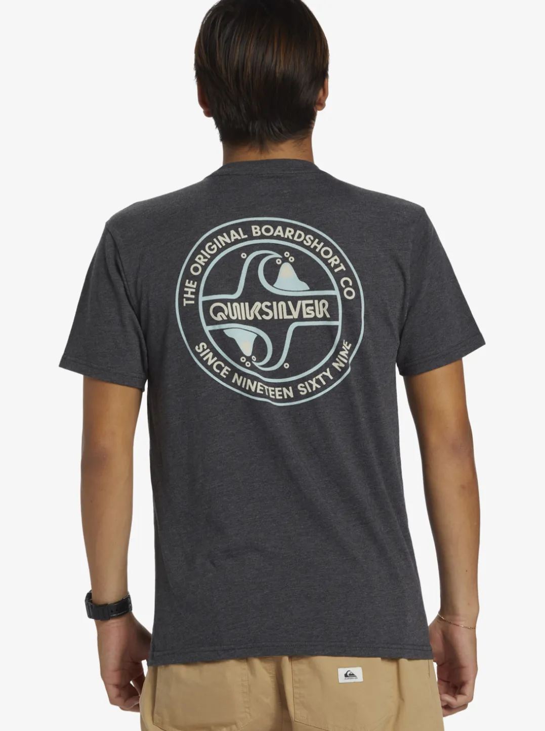 Mens Quiksilver Tees|Circle Back T-Shirt