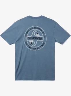 Mens Quiksilver Tees|Circle Back T-Shirt