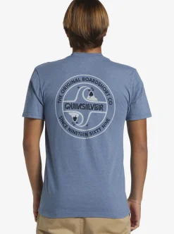 Mens Quiksilver Tees|Circle Back T-Shirt