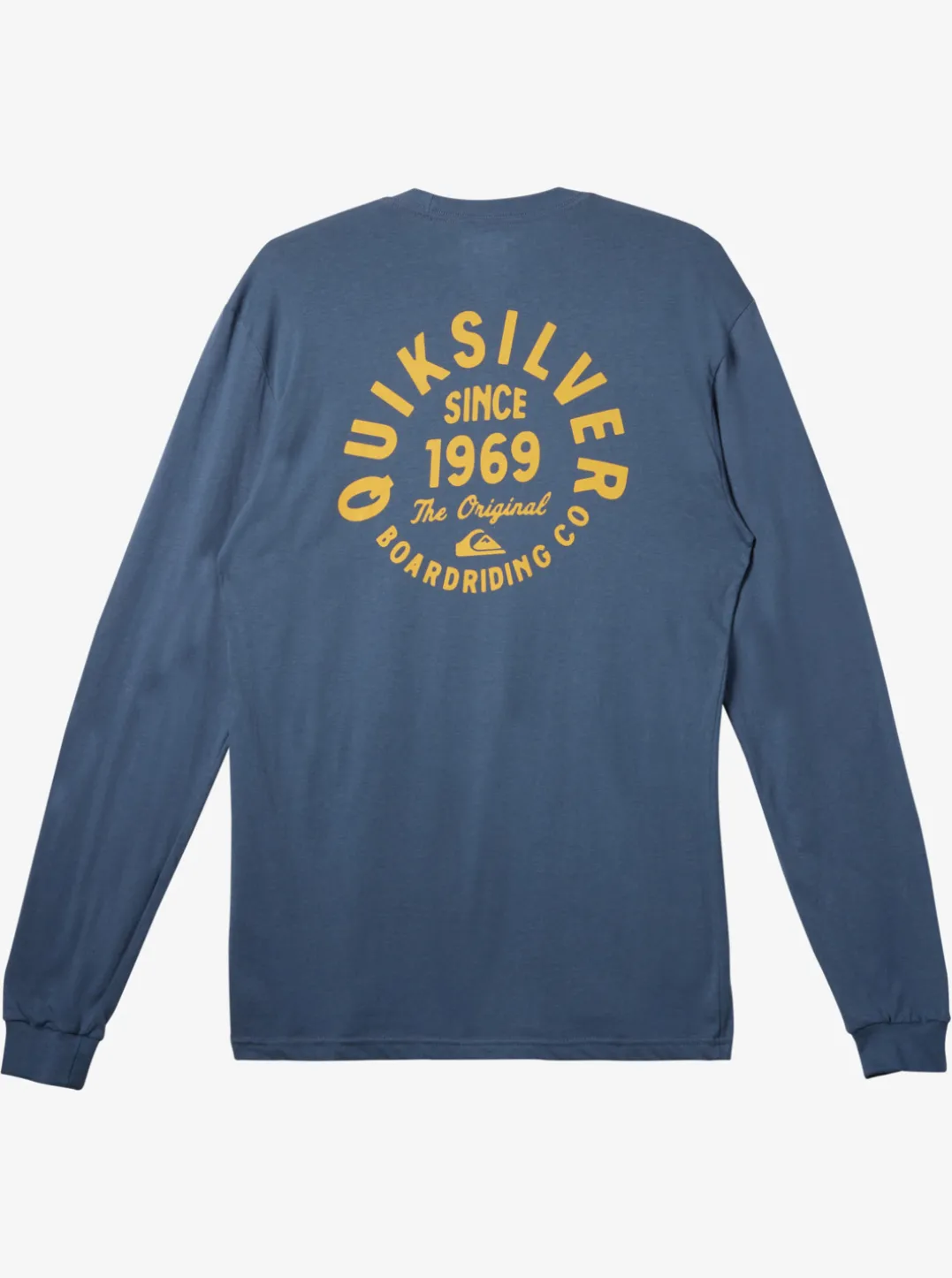 Mens Quiksilver Tees|Circled Script Long Sleeve T-Shirt