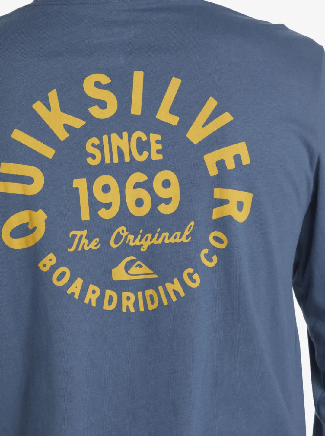Mens Quiksilver Tees|Circled Script Long Sleeve T-Shirt