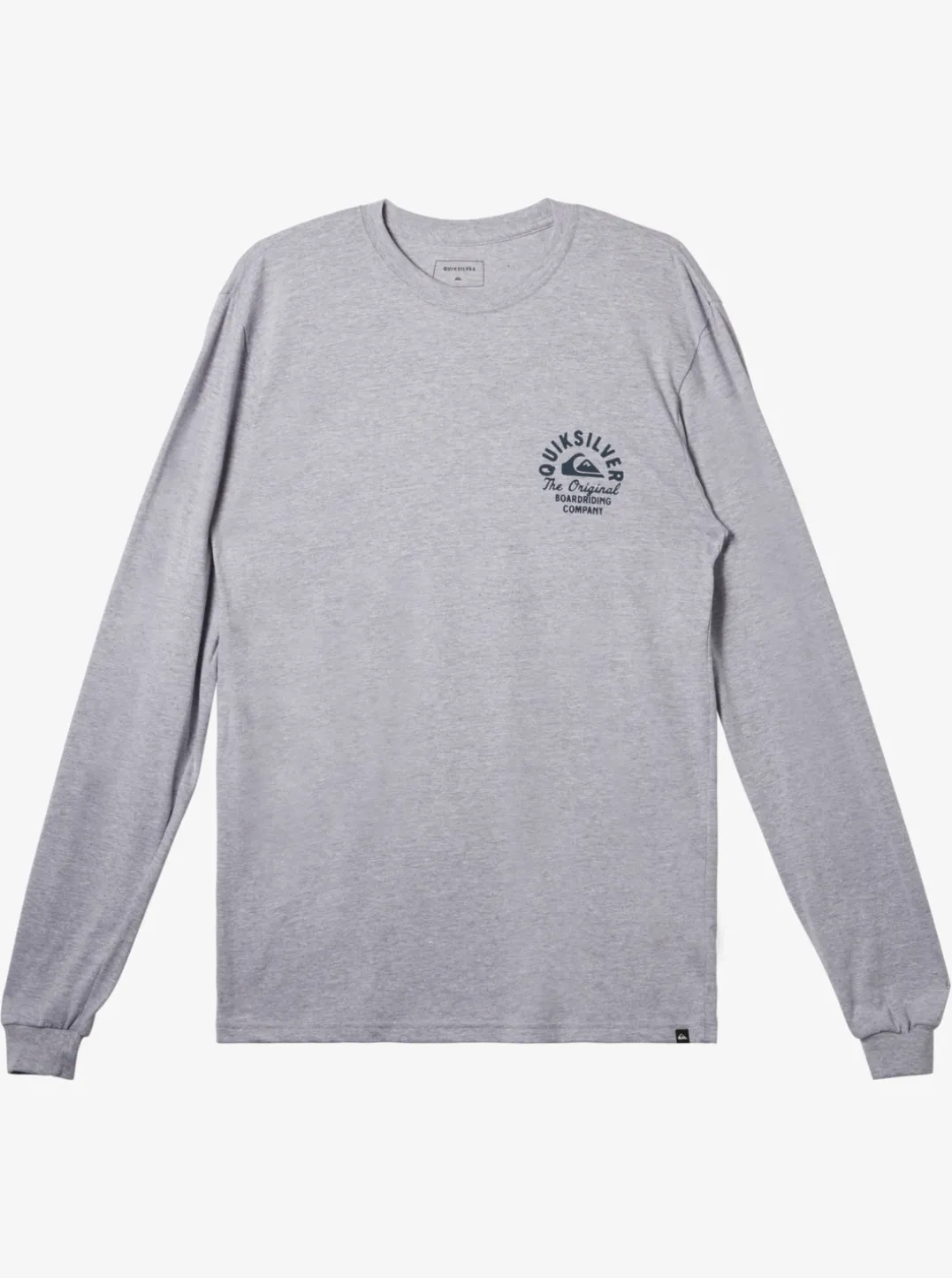 Mens Quiksilver Tees|Circled Script Long Sleeve T-Shirt