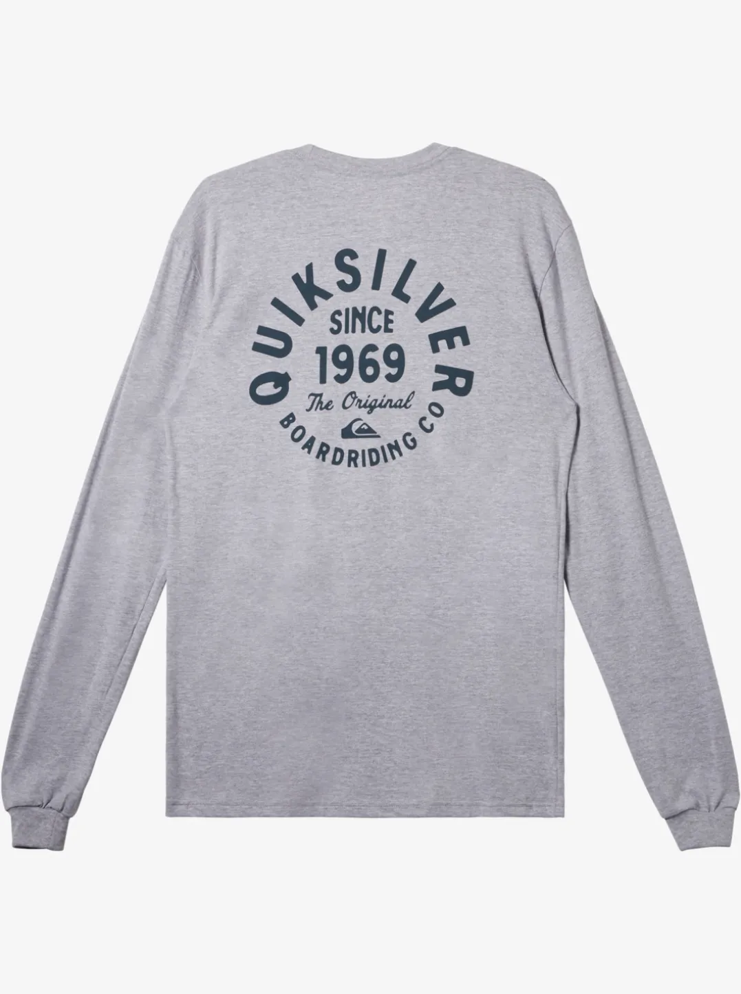 Mens Quiksilver Tees|Circled Script Long Sleeve T-Shirt