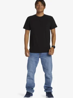 Mens Quiksilver Tees|Circled Script T-Shirt