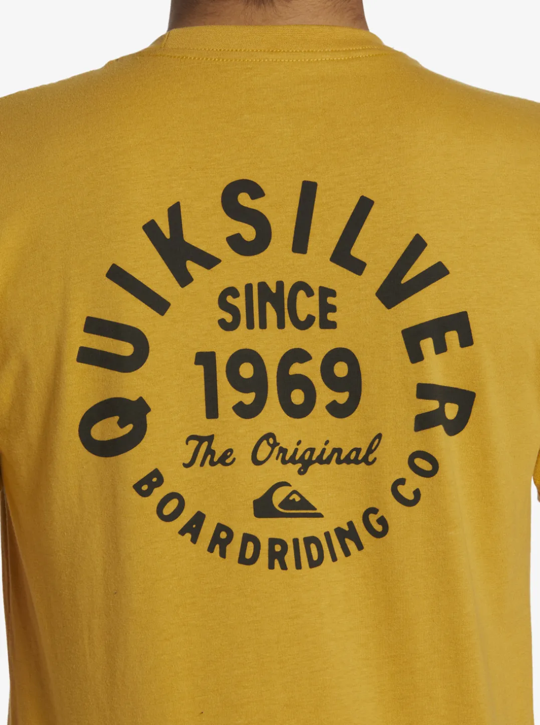 Mens Quiksilver Tees|Circled Script T-Shirt