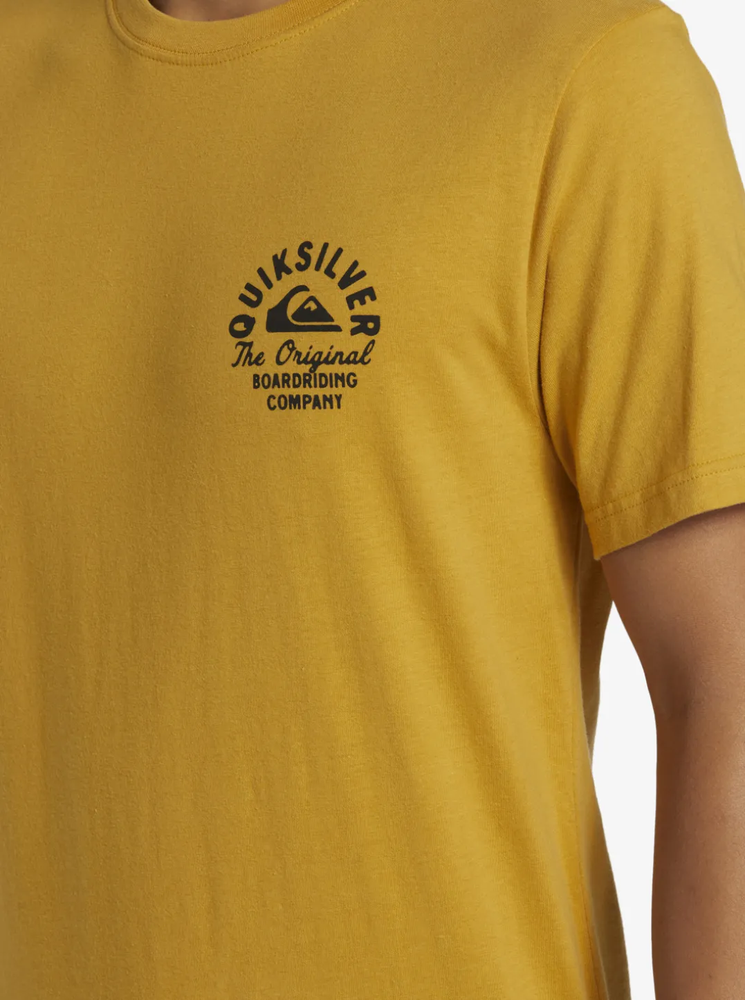 Mens Quiksilver Tees|Circled Script T-Shirt