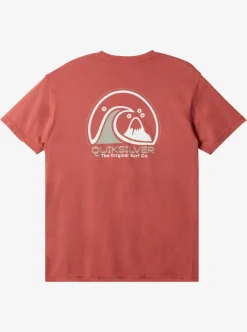 Mens Quiksilver Tees|Clean Circle T-Shirt