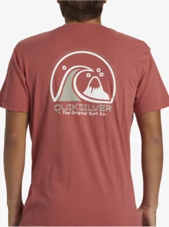 Mens Quiksilver Tees|Clean Circle T-Shirt
