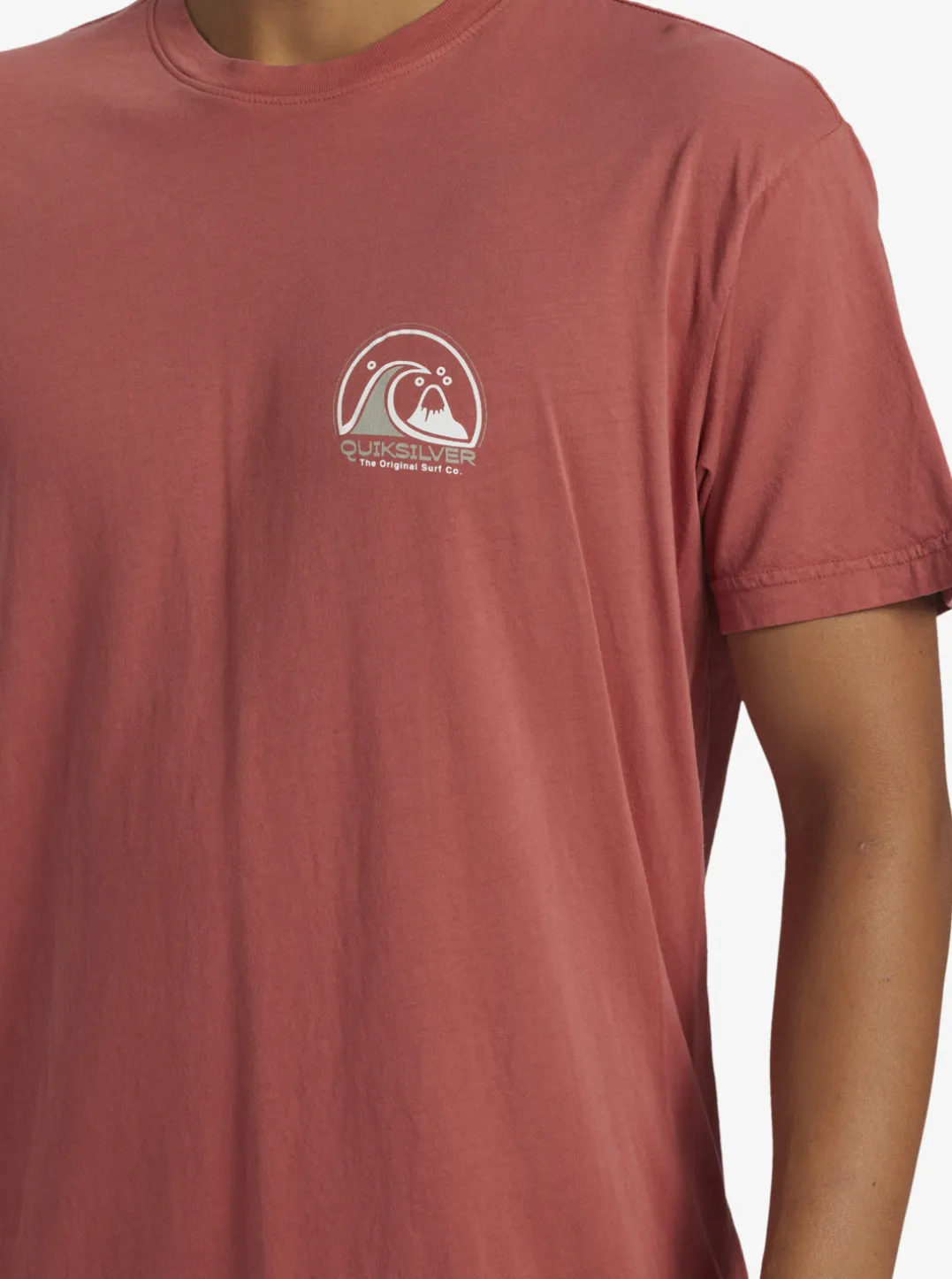 Mens Quiksilver Tees|Clean Circle T-Shirt