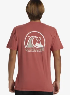 Mens Quiksilver Tees|Clean Circle T-Shirt