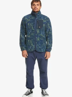Mens Quiksilver Sweatshirts & Hoodies|Clean Coasts Zip-Up Fleece