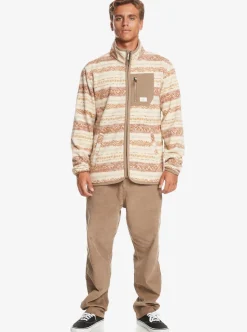 Mens Quiksilver Sweatshirts & Hoodies|Clean Coasts Zip-Up Fleece