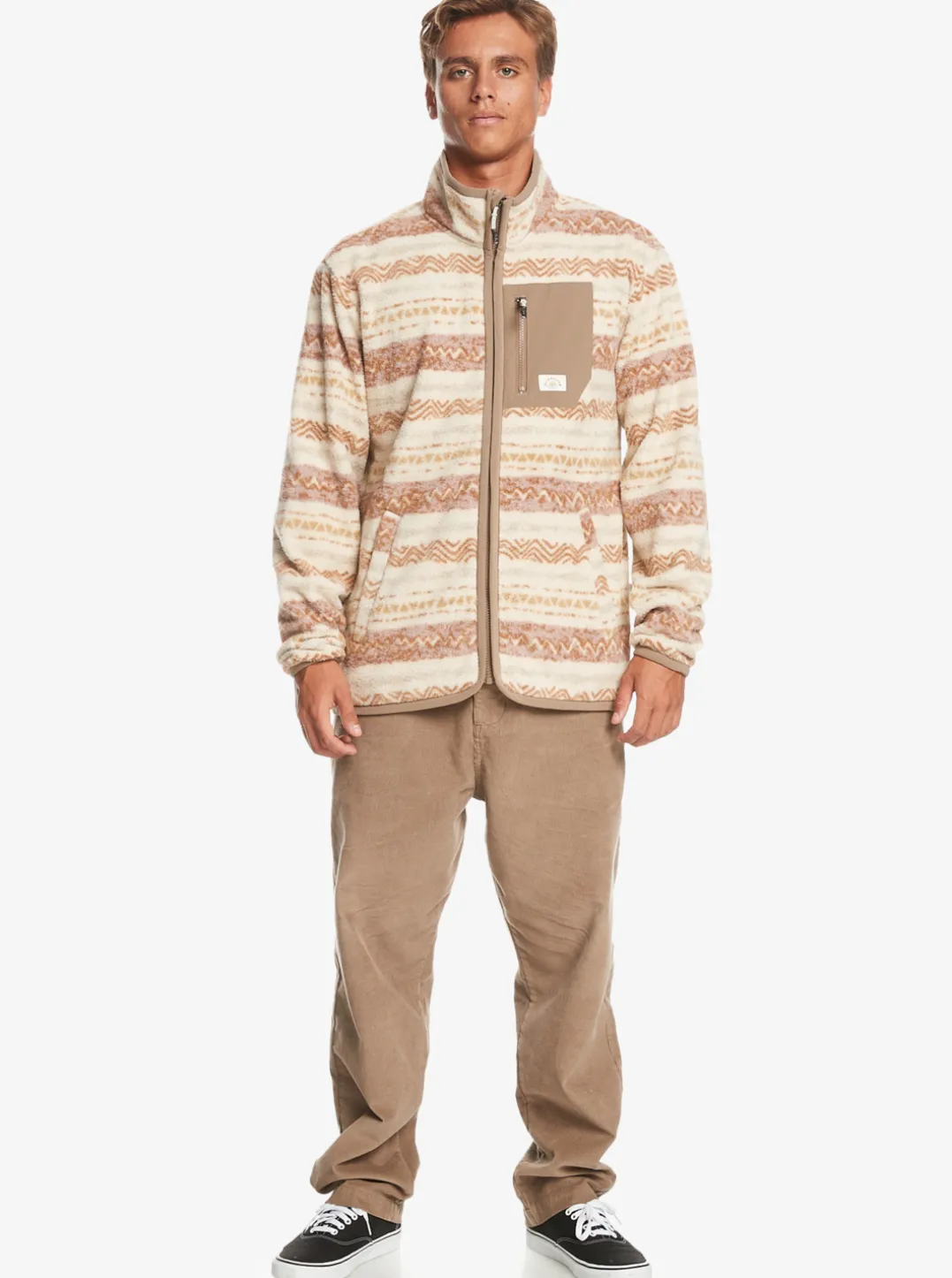Mens Quiksilver Sweatshirts & Hoodies|Clean Coasts Zip-Up Fleece