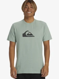 Mens Quiksilver Tees|Comp Logo T-Shirt