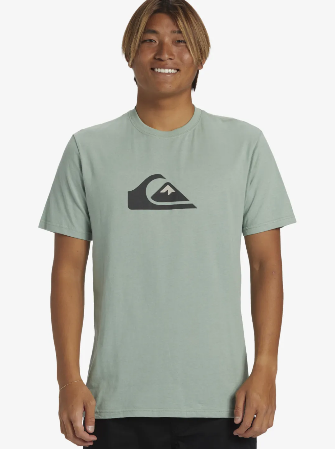 Mens Quiksilver Tees|Comp Logo T-Shirt