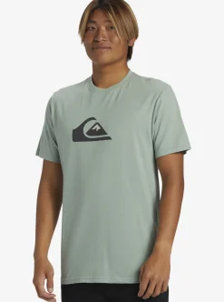 Mens Quiksilver Tees|Comp Logo T-Shirt