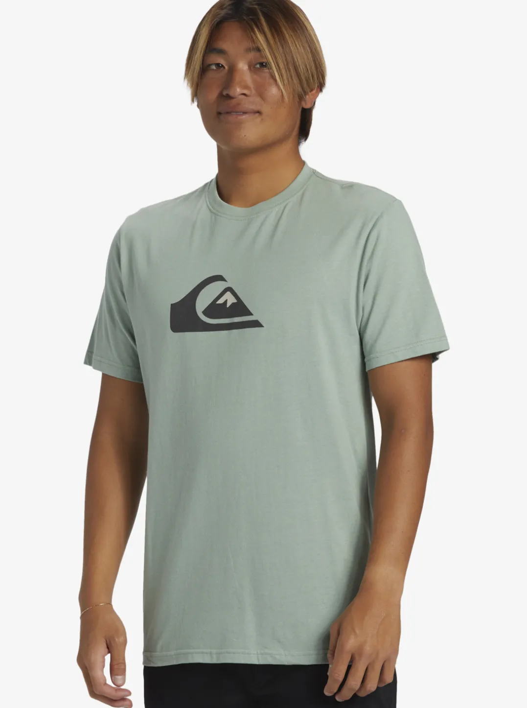 Mens Quiksilver Tees|Comp Logo T-Shirt