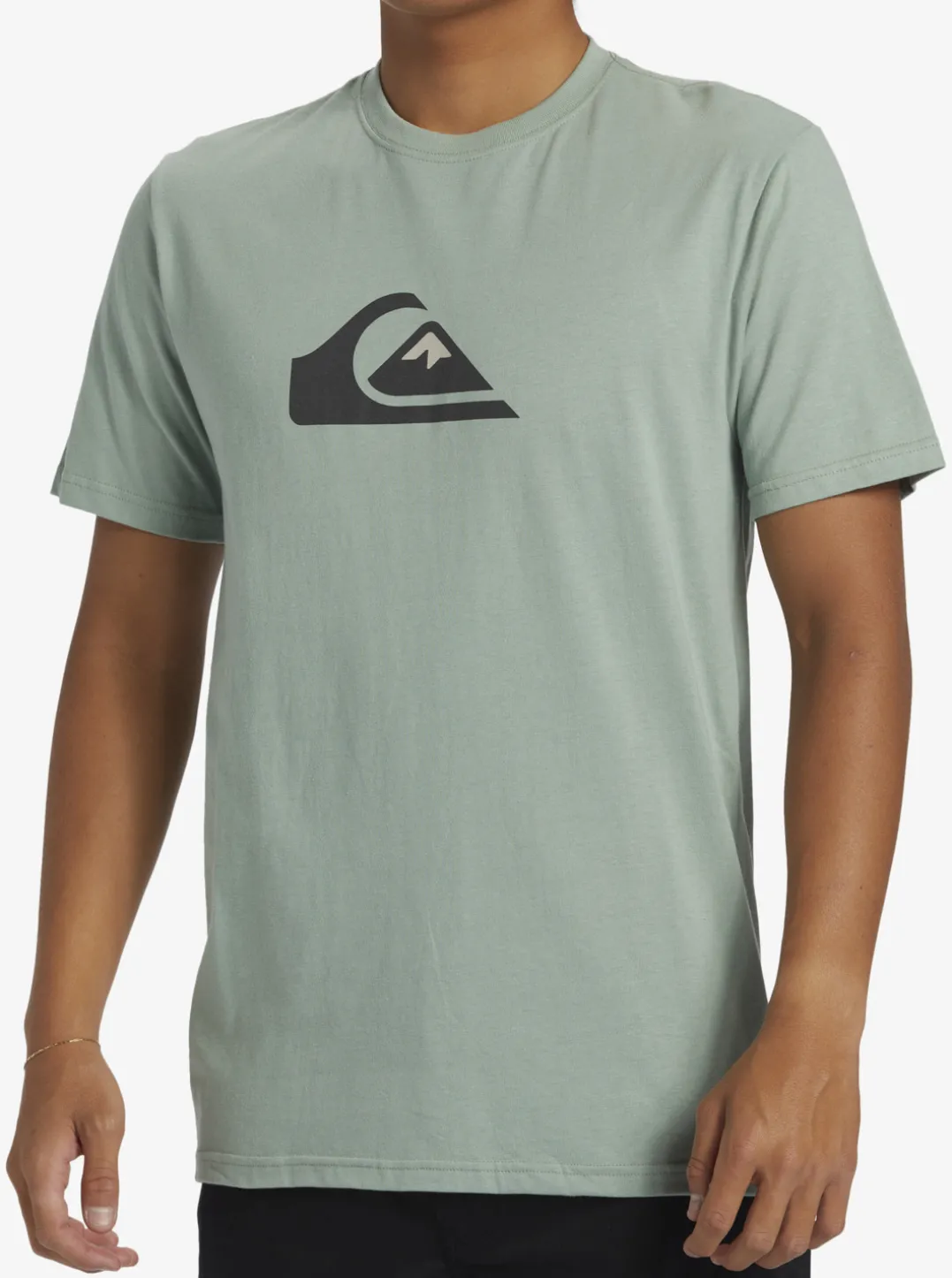 Mens Quiksilver Tees|Comp Logo T-Shirt