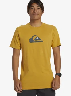 Mens Quiksilver Tees|Comp Logo T-Shirt