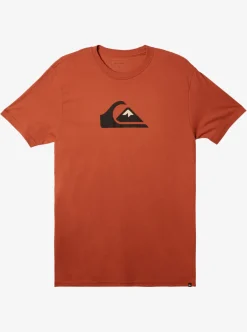 Mens Quiksilver Tees|Comp Logo T-Shirt
