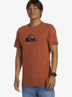 Mens Quiksilver Tees|Comp Logo T-Shirt