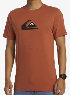 Mens Quiksilver Tees|Comp Logo T-Shirt