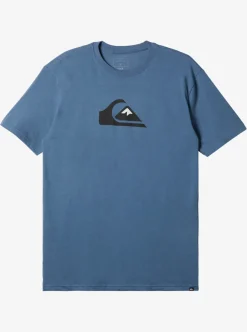 Mens Quiksilver Tees|Comp Logo T-Shirt
