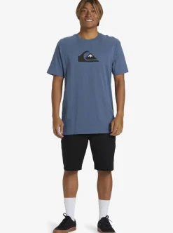 Mens Quiksilver Tees|Comp Logo T-Shirt