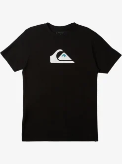 Mens Quiksilver Tees|Comp Logo T-Shirt