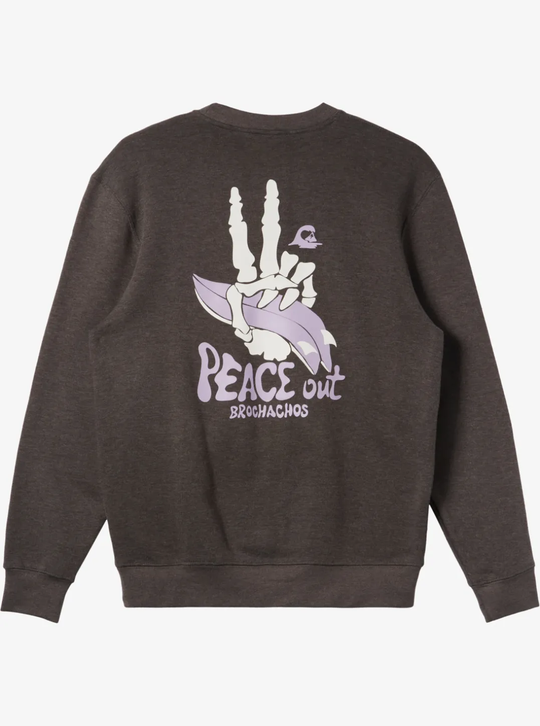 Mens Quiksilver Sweatshirts & Hoodies|E Peace Out Crew Neck Sweatshirt