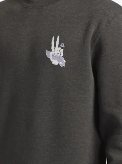 Mens Quiksilver Sweatshirts & Hoodies|E Peace Out Crew Neck Sweatshirt