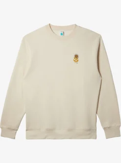 Mens Quiksilver Sweatshirts & Hoodies|E Peace Out Crew Neck Sweatshirt