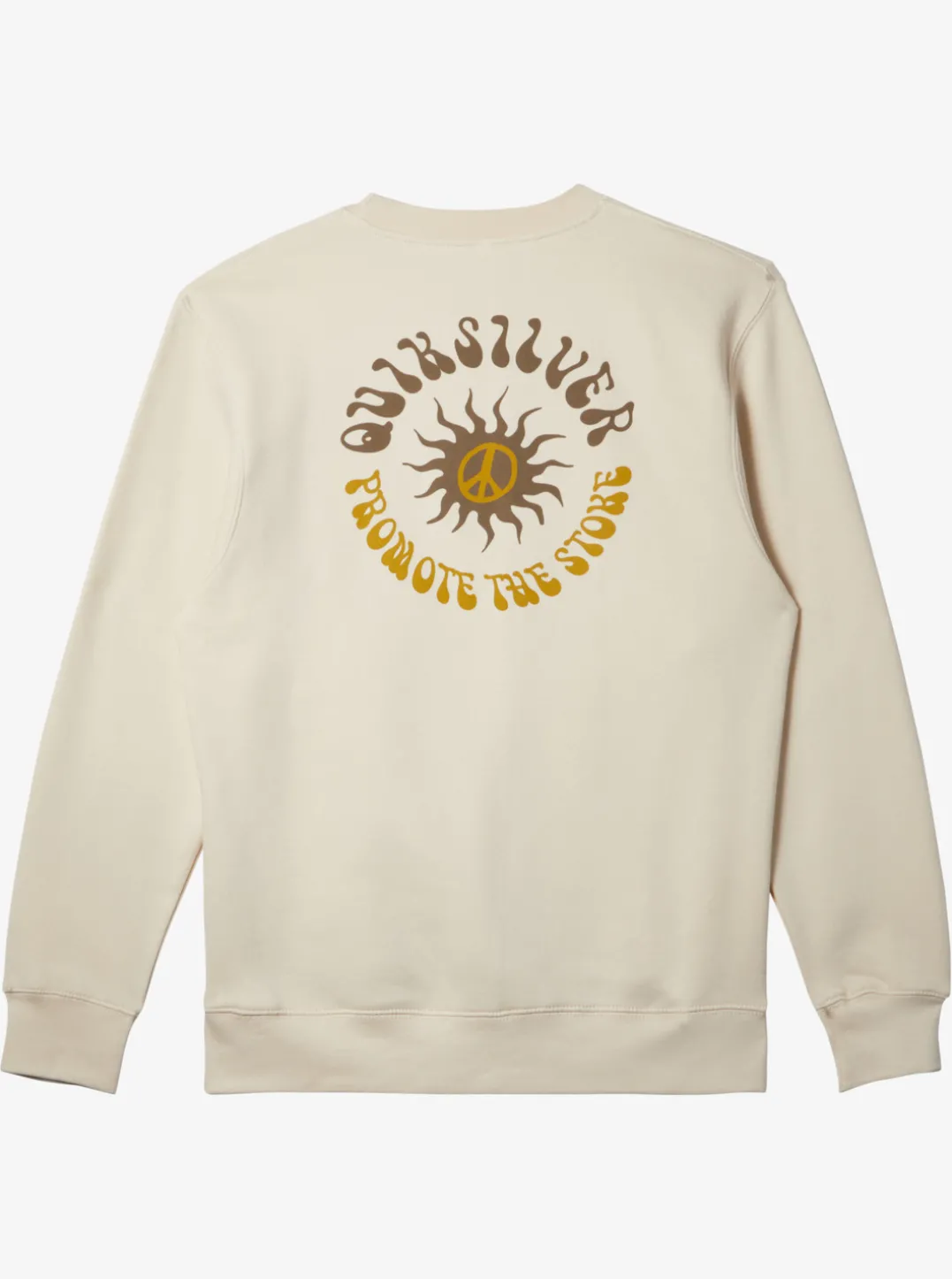 Mens Quiksilver Sweatshirts & Hoodies|E Peace Out Crew Neck Sweatshirt