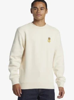 Mens Quiksilver Sweatshirts & Hoodies|E Peace Out Crew Neck Sweatshirt