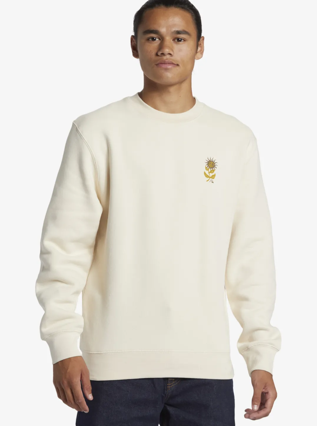 Mens Quiksilver Sweatshirts & Hoodies|E Peace Out Crew Neck Sweatshirt