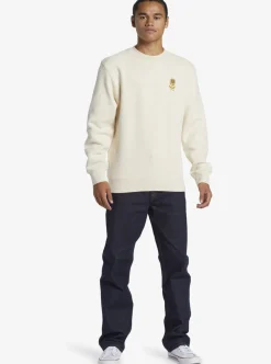 Mens Quiksilver Sweatshirts & Hoodies|E Peace Out Crew Neck Sweatshirt