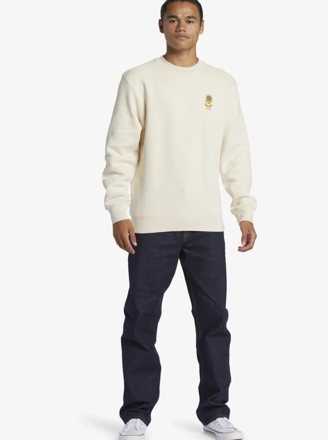 Mens Quiksilver Sweatshirts & Hoodies|E Peace Out Crew Neck Sweatshirt