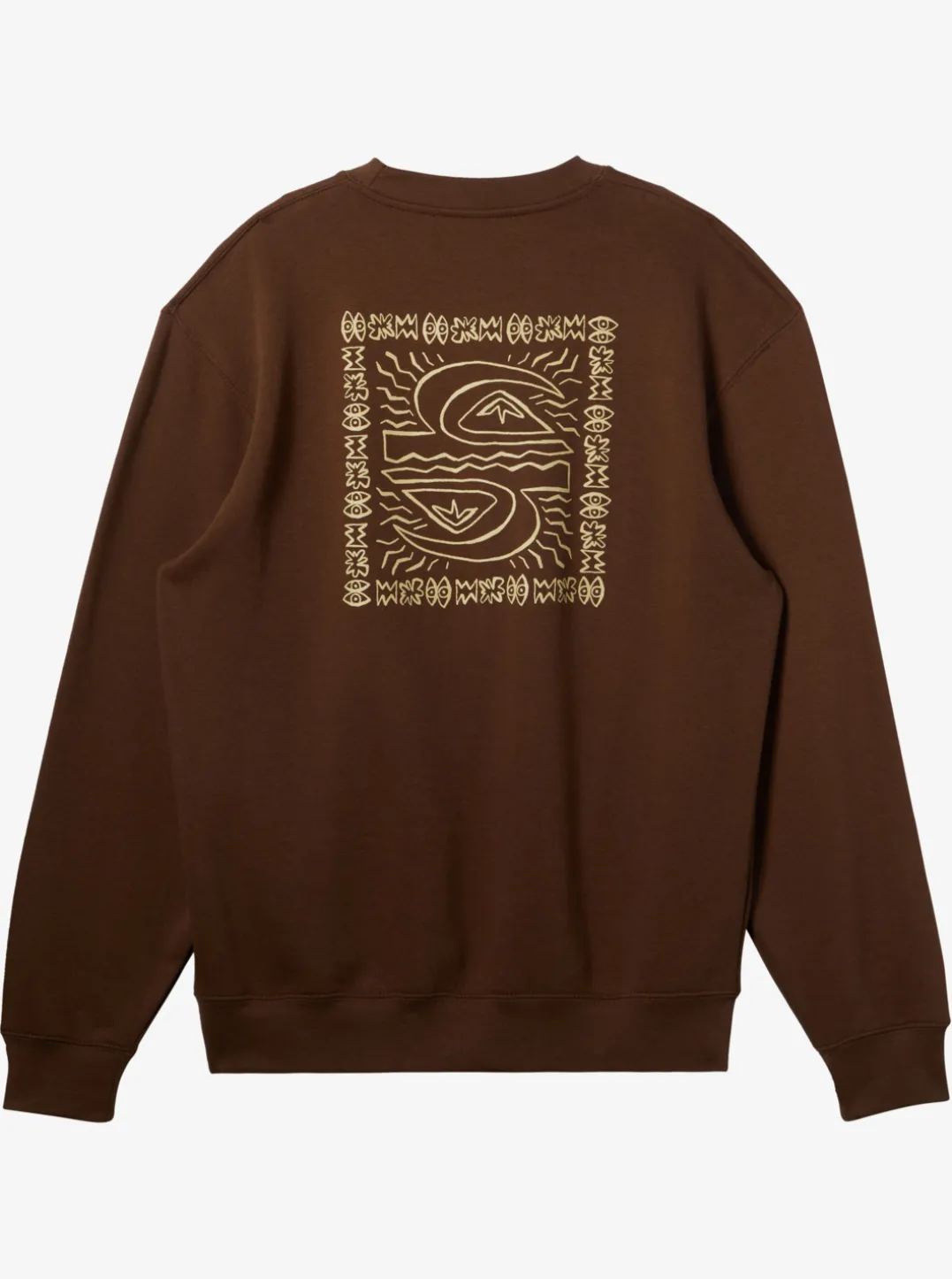 Mens Quiksilver Sweatshirts & Hoodies|E Peace Out Crew Neck Sweatshirt