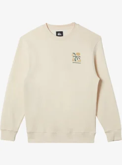 Mens Quiksilver Sweatshirts & Hoodies|E Peace Out Crew Neck Sweatshirt