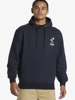 Mens Quiksilver Sweatshirts & Hoodies|E Rockin Hoodie Pullover Sweatshirt