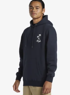 Mens Quiksilver Sweatshirts & Hoodies|E Rockin Hoodie Pullover Sweatshirt